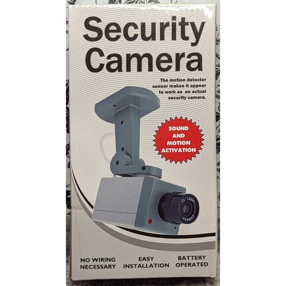 NWT Tectron Dummy Security Camera Sound & Motion Activated Battery Operated Toy - Picture 2 of 6